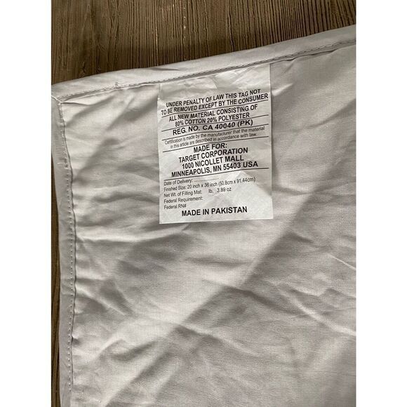 Threshold Diamond Stitch Quilted Bed Pillow Sham - Picture 3 of 5